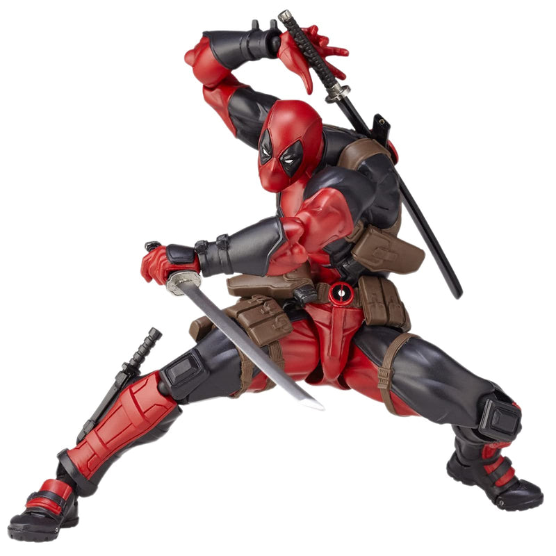 KCLEE Deadpool Action Figure Superhero Movie Anime PVC Toys Desktop Ornaments Figure Movable Characters Model Decorations Collectible Gift Box Children's Gifts