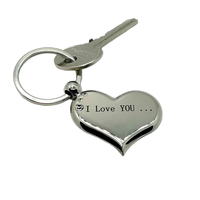 LT I Love You Gifts for her, Metal Keyring, Valentines Gifts for Her, Anniversary Present for Her, Gifts for Girlfriend, Romantic Gifts for Her