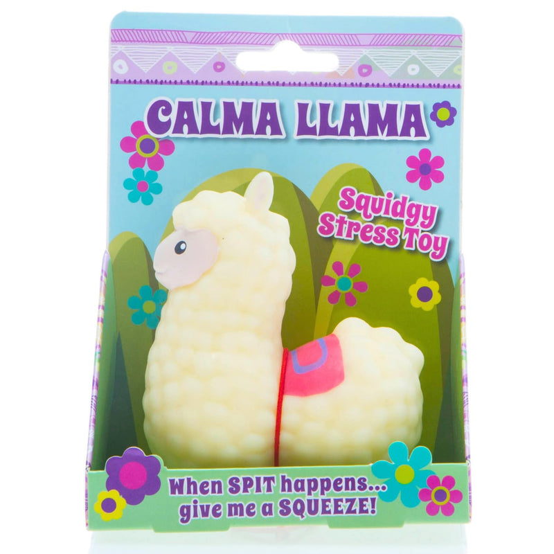 Boxer Gifts Calma Llama Stress Toy - Squishy Fidget Toys & Stress Balls For Adults - Helps With Anxiety Relief - Office Desk Toy Fun Stocking Filler Gifts For Women - Colleagues Secret Santa Gift - Gift Guide