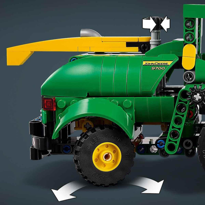 LEGO Technic John Deere 9700 Forage Harvester, Tractor Toy for Kids, Farm Set, Vehicle Model Building Kit with Realistic Functions for Imaginative Play, Gift for Boys and Girls Aged 9 Plus 42168