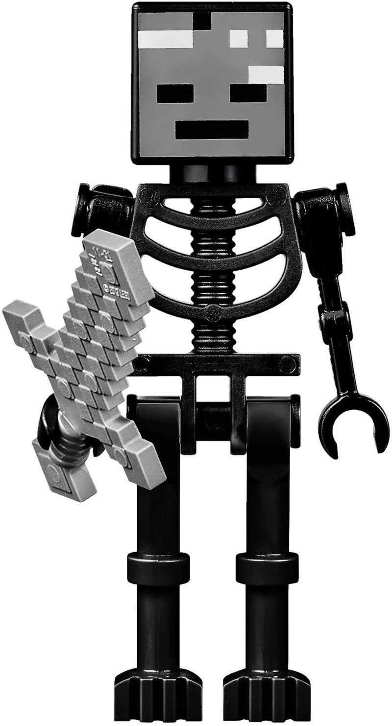 LEGO Minecraft Wither Skeleton Minifigure with Sword