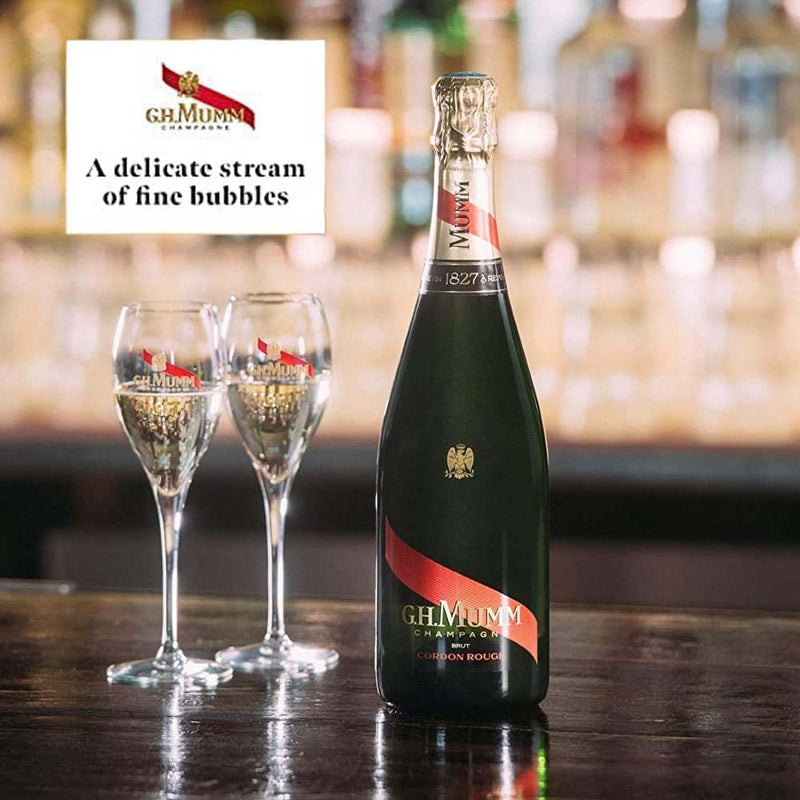G.H. Mumm Cordon Rouge Non Vintage Champagne with Gift Box, 75 cl