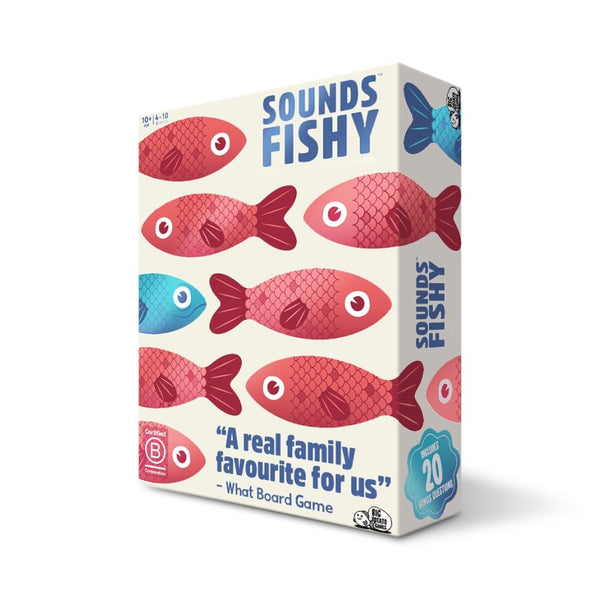 Sounds Fishy Board Game: The Fast-Thinking, Bluffing Family Game for Kids 10+ and Adults | Best New Board Games | Best Christmas Board Games