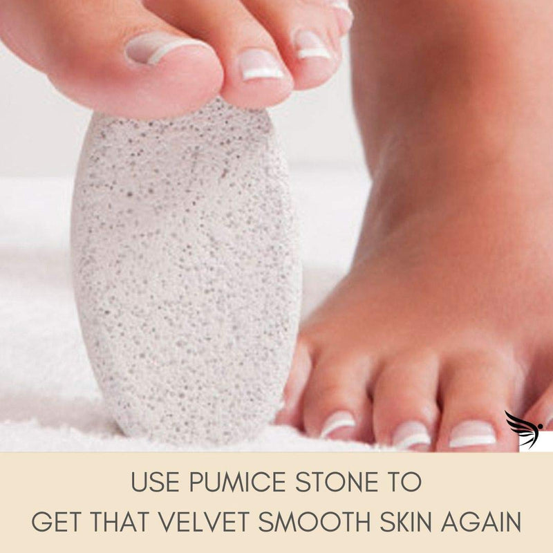 Foot Spa Gift Sets - Foot Care Pampering Gift Set | Mint and Lemon Foot Scrub, Foot Lotion, Foot Mask, Pumice Stone