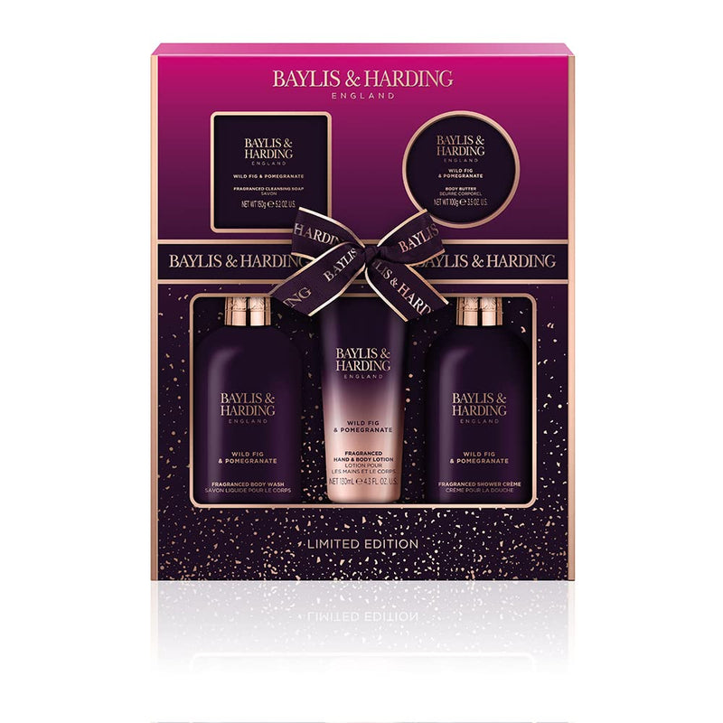 Baylis & Harding Wild Fig & Pomegranate Perfect Pamper Gift Pack (Pack of 1) - Vegan Friendly