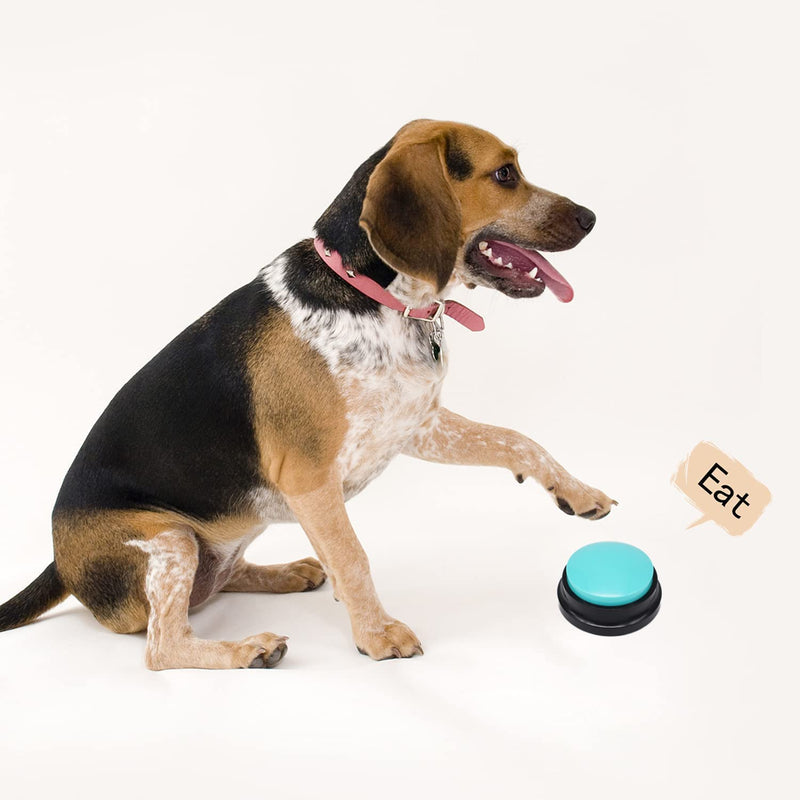 Voice Recording Button, Dog Buttons for Communication Pet Training Buzzer, 30 Second Record & Playback, Funny Gift for Study Office Home (6 Packs) - Gift Guide