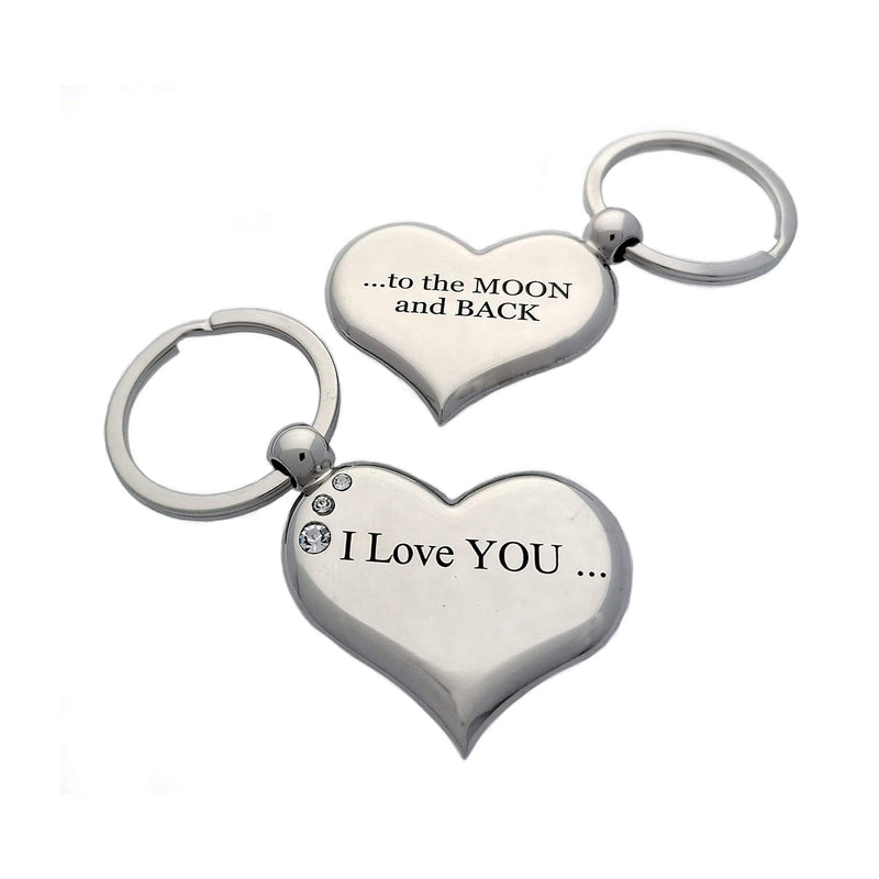 LT I Love You Gifts for her, Metal Keyring, Valentines Gifts for Her, Anniversary Present for Her, Gifts for Girlfriend, Romantic Gifts for Her