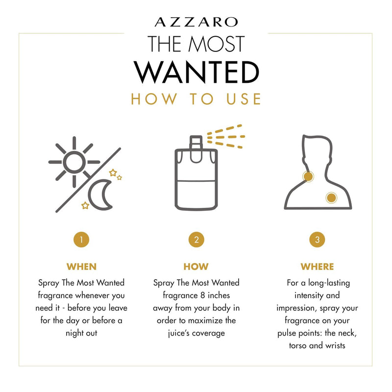 Azzaro Wanted by Night, Eau de Parfum Aftershave, Spicy Woody Fragrance, Perfume For Men, 100ml