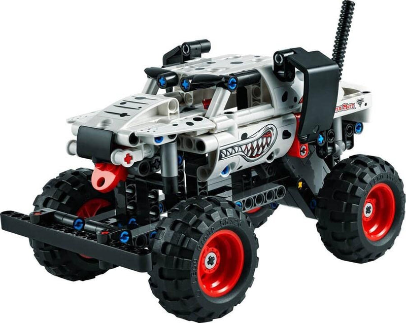 LEGO Technic Monster Jam Monster Mutt Dalmatian, Truck Toy for Boys and Girls Aged 7 Plus, 2in1 Pull Back Racing Toys, Birthday Gift Idea 42150