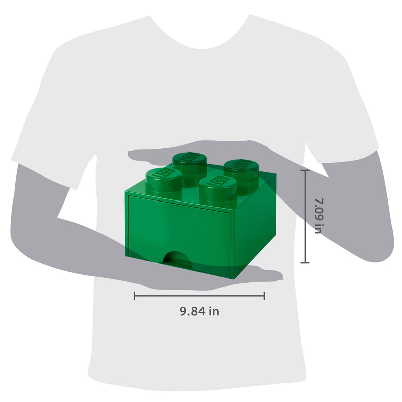LEGO Storage Brick 1 Drawer Dark Green