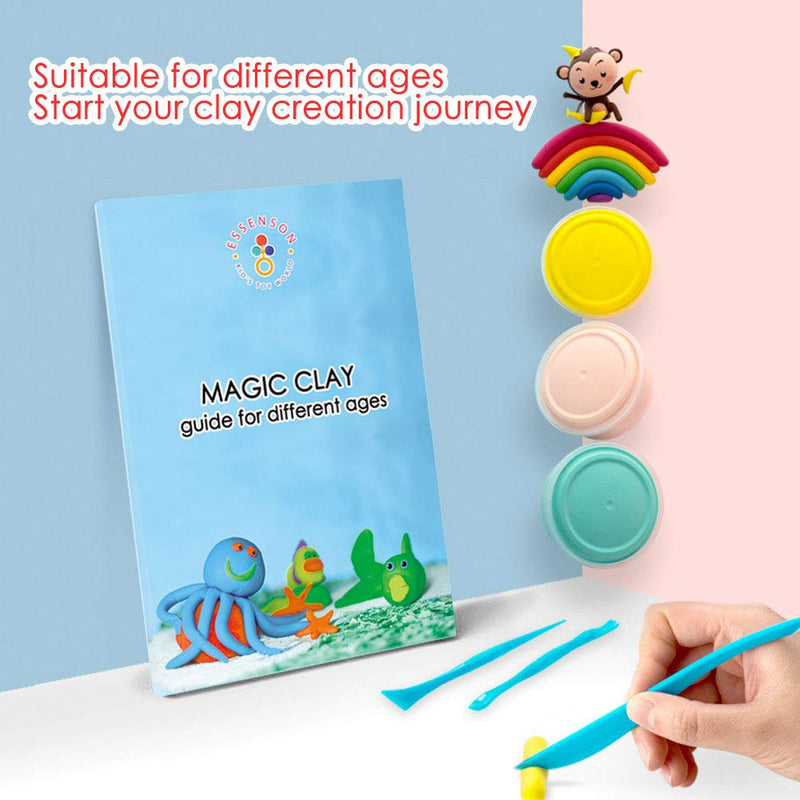 Modelling Clay Kit - 24 Colours Air Dry Magic Clay, DIY Molding Clay with Tools, Craft Kit for Kids Boys Girls, Presents Gift for Boys & Girls Age 3-12 Year Old - Gift Guide