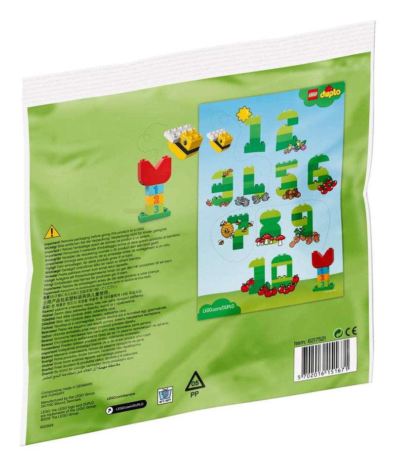 LEGO DUPLO Learning Numbers Bee Polybag Set (Bagged)