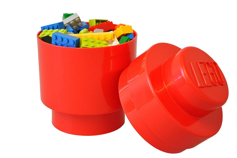 LEGO ROOM Copenhagen Round Storage Box 1, Dark Green