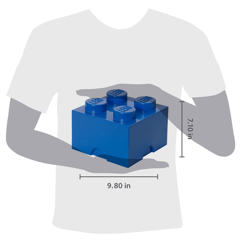Lego 4003 Storage Brick 4 Medium Blue