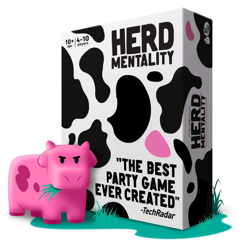 Herd Mentality Board Game: Udderly Hilarious Family Game | Easy Setup & Play | Loved By Millions | Perfect for 4-20 Players | Best Christmas Board Games