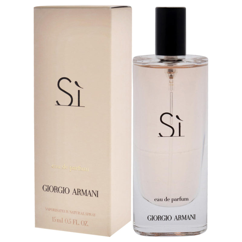 Giorgio Armani Si Eau De Perfume Spray Handbag Bottle, Fresh, 15 ml (Pack of 1)