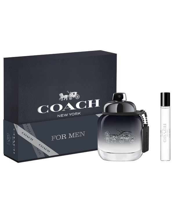 Coach for Men Gift Set Eau de Toilette 60 ml, Travel Spray 7.5 ml