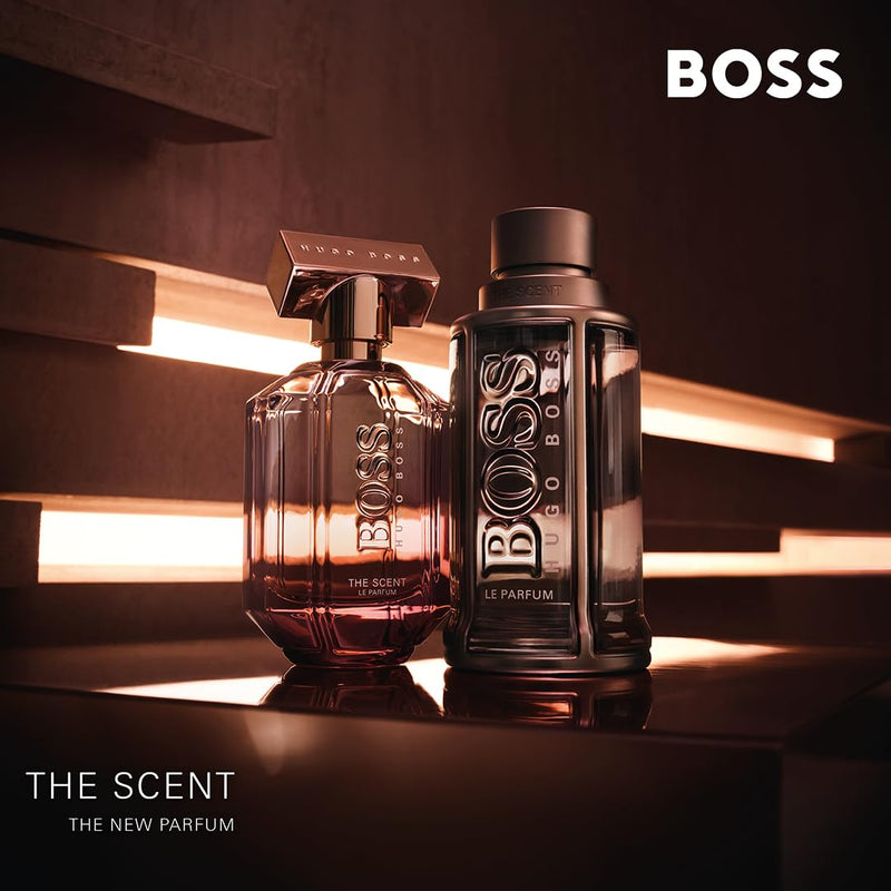 BOSS The Scent - Le Parfum for Him - Ambery Fragrance With Notes Of Ginger & Maninka Fruit, Iris and Leather Accord - High Longevity - 50ml (Packaging May Vary)