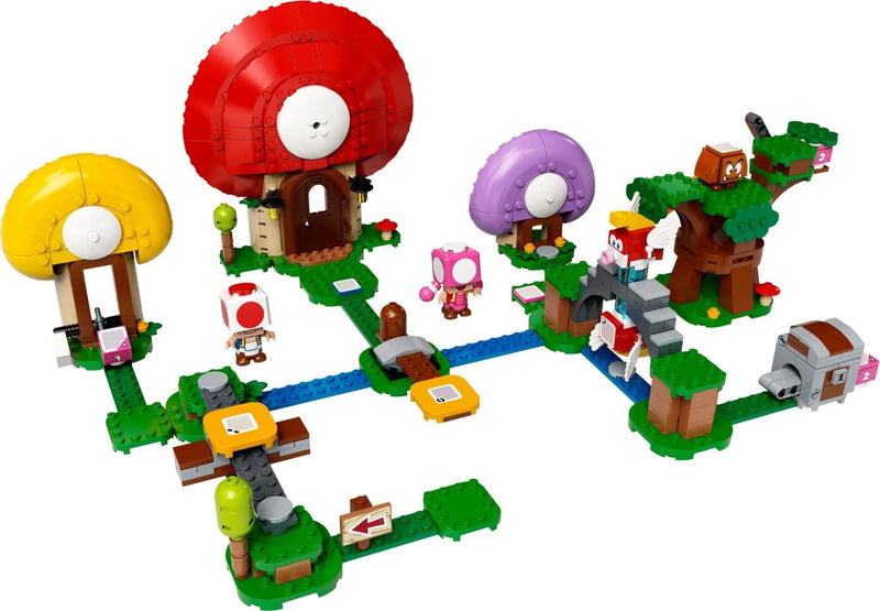 LEGO 71368 Super Mario Toad’s Treasure Hunt Expansion Set Buildable Game