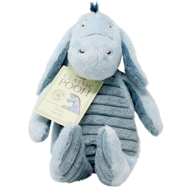 Classic Winnie the Pooh & Friends - Eeyore - Cuddly Donkey - Great as Gift for Newborn Baby, Children and Toddlers - Soft Toy by Rainbow Designs - Gift Guide