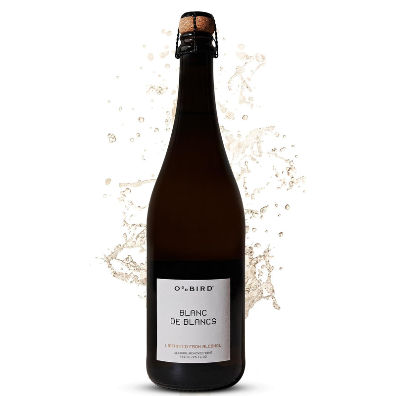 Oddbird Blancs De Blanc │ 100% Sparkling Chardonnay Wine │ Non-Alcoholic │ 0% │ 750ml