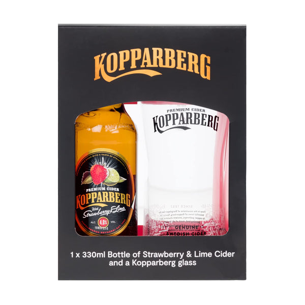 Kopparberg Cider and Glass Gift Set by Blue Tree Gifts, 330ml - Gift Guide