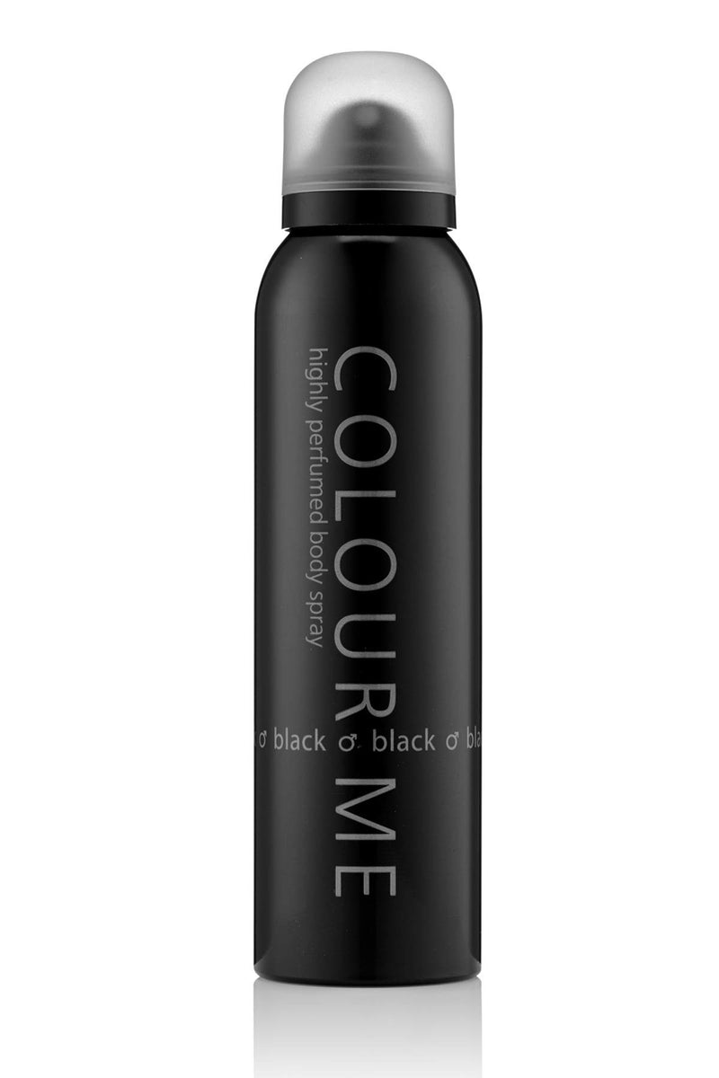 Colour Me Black - Fragrance for Men - Gift Set 90ml EDP/150ml Body Spray, by Milton-Lloyd