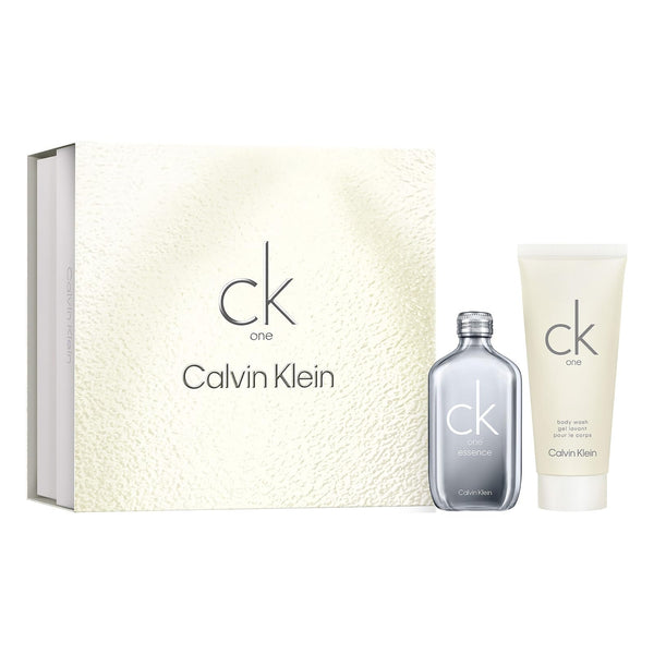 Calvin Klein Unisex's 2 Piece CK One Essence Gift Set including an Essence Parfum Intense 50ml and Shower Gel 100ml