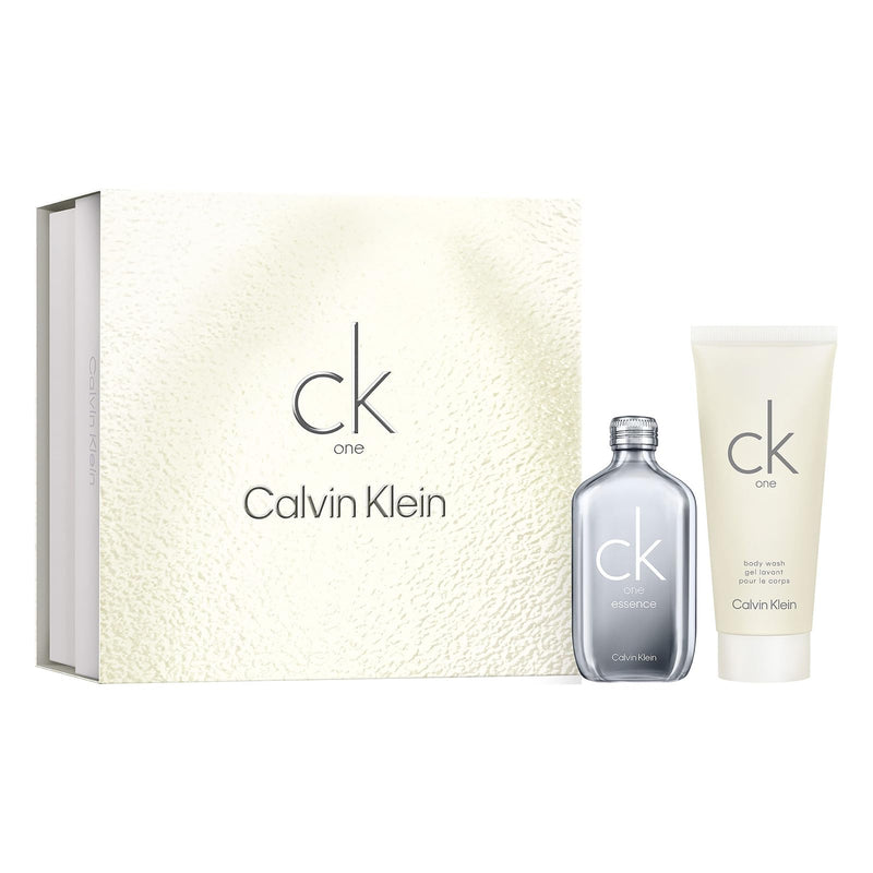 Calvin Klein Unisex's 2 Piece CK One Essence Gift Set including an Essence Parfum Intense 50ml and Shower Gel 100ml