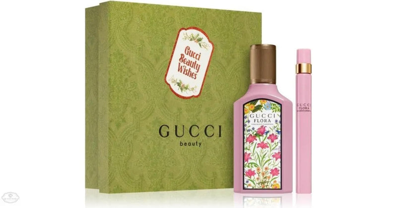 GUCCI Flora Gorgeous Gardenia Eau de Parfum Gift Set for her, 2 Piece Assortment, Pack Of 1, 55.0 ml, 13.3 Oz