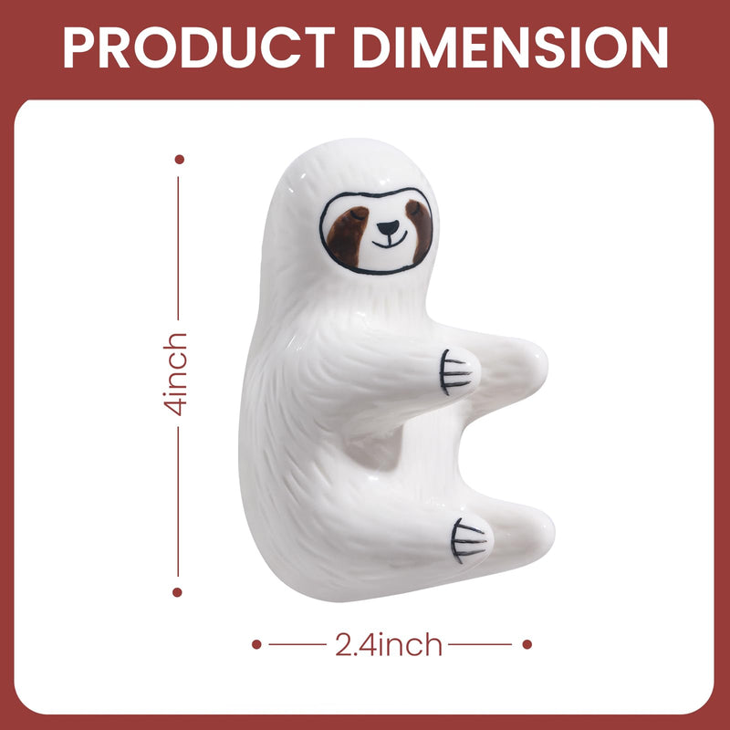 Titanape Sloth Gifts for Women Ring Holder, Funny Jewellery Holder for Rings, Women Gifts for Birthday Christmas Valentines, Ceramic Small Ring Stand Ring Display for Room Decor - Gift Guide