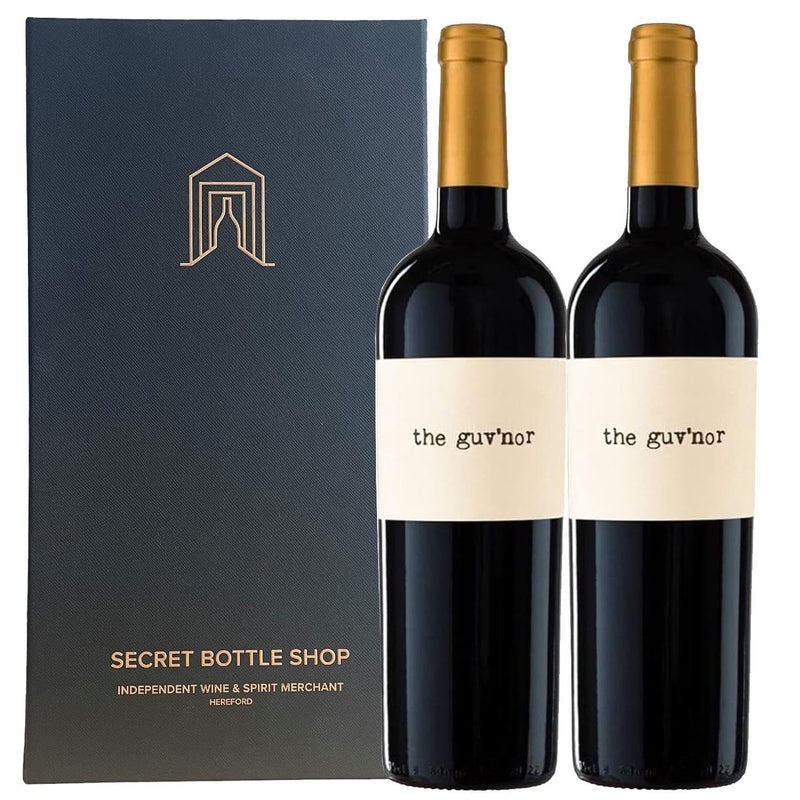 The Guv'nor Tempranillo Spanish Red Wine Duo 2x75cl Gift Box Set - Perfect Wine Gift For Wine Lovers