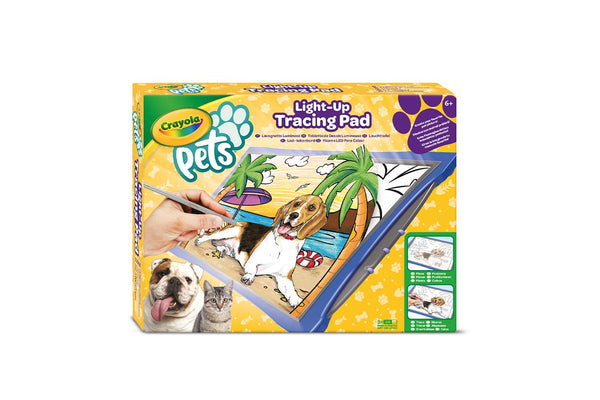 CRAYOLA Pets Light Up tracing Pad, Toys for Kids, Gift for Girls & Boys, Age 6+,Gifts for Pet Lovers - Gift Guide