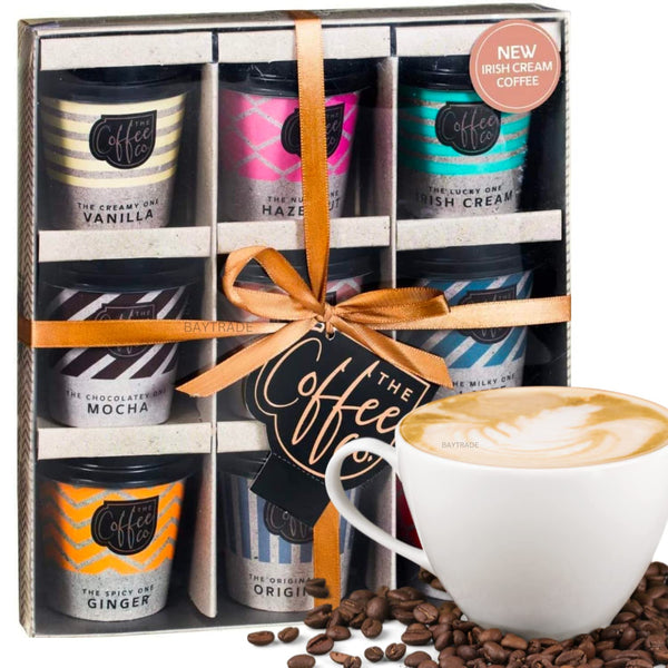 Instant Coffee Gift Set | Christmas Gifts for Men | Flavoured Coffee Lovers Gift Set for Men Ladies New Home House Xmas gift for Couples Hamper| Coffee Selection Gift Set For Women Teen Adults (2) - Gift Guide