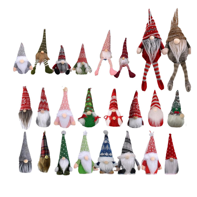 Christmas Gnome Advent Calendar 2024 | 24 Pieces Gnome Decor Christmas Gonks Advent Calendar | 24 Days Countdown To Christmas Ornament Dwarf Doll Collectible Toy Figures Present for Kids - Gift Guide