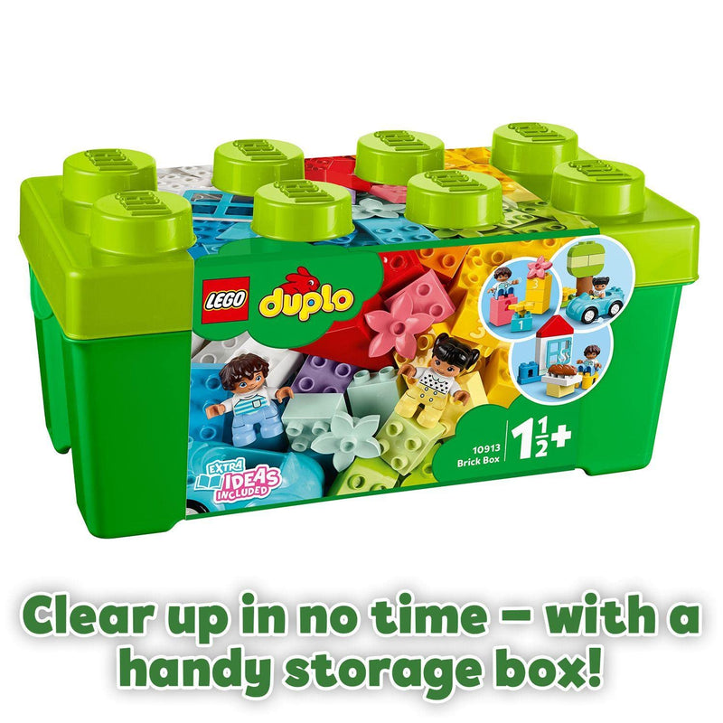 LEGO DUPLO Classic Brick Box Building Set with Storage, First Bricks, Fine Motor Skills Learning Toy for Toddlers 1 .5 Years Old 10913