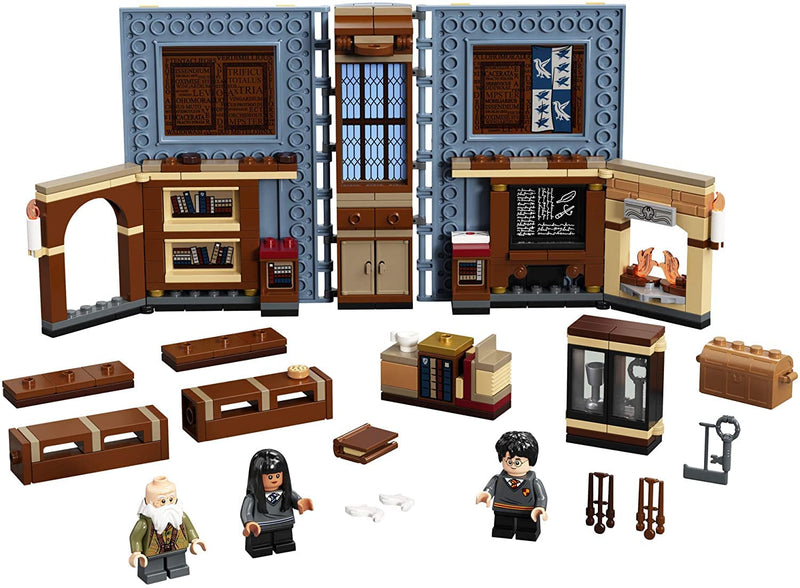 LEGO Harry Potter Hogwarts Moment: Charms Class 76385 Professor Flitwick’s Class in a Brick-Built Book Playset, New 2021 (255 Pieces)