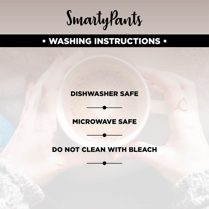 SmartyPants Abibliophobia Mug Tea Coffee Cup - Novelty Fun Read Books Novel School Year Class Pupil Best Teacher Inspire Library Black Handle Gift Present (Black Handle Prime)