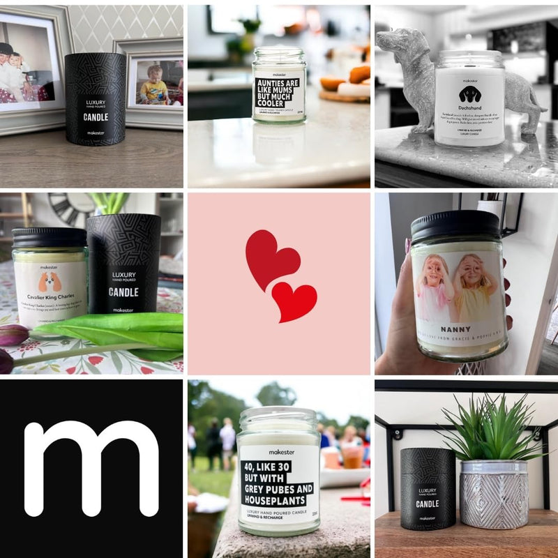 Gifts for Her & Him - Soy Wax Scented Candle - Stuck with Me Gift - Girlfriend or Boyfriend Presents for Birthday or Christmas