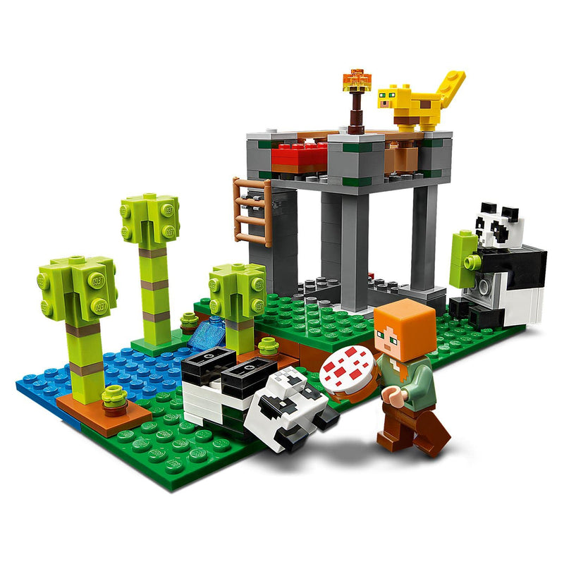 LEGO 21158 Minecraft The Panda Nursery Building Set with Alex & Animal Figures, Toys for Boys and Girls 7 plus Years Old