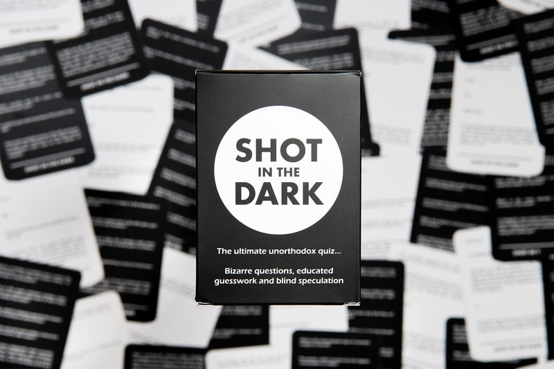 Shot in the Dark: The Ultimate Unorthodox Quiz Game | 2+ players | Adults & Kids