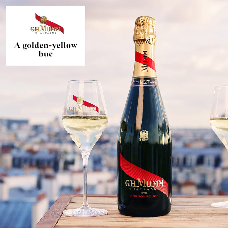 G.H. Mumm Cordon Rouge Non Vintage Champagne with Gift Box, 75 cl