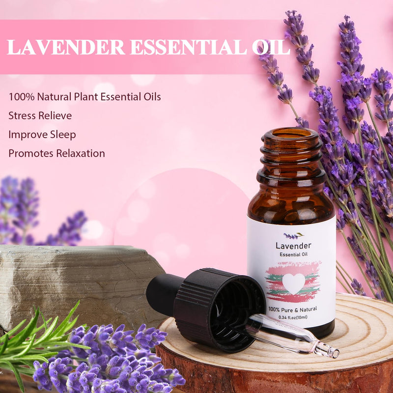 Lavender&Rose Bath Sets Birthday Pamper Gifts for Women Her, Unique Skin Care Self Care Package for Her Relaxation Spa Set Birthday Hampers Get Well Soon Gifts Ideas for Women Best Friend Bestie Mum