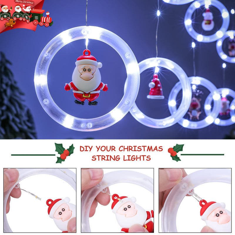 BLOOMWIN Christmas Window Lights 3m x 0.65m LED String Light Curtain Fairy Light with 8 Modes Xmas Decoration for Indoor Party Wedding Bedroom(Cool White) - Gift Guide