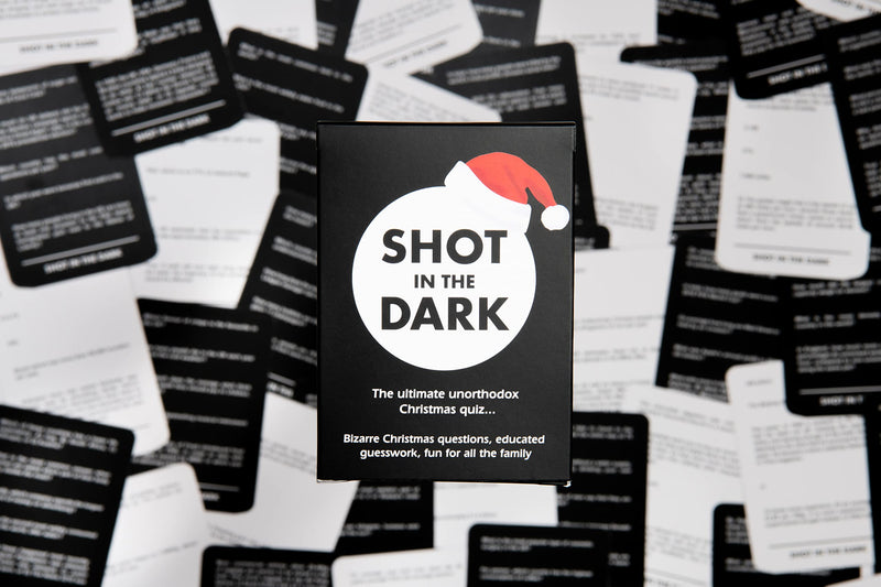 Shot in the Dark: Christmas Quiz Edition | 2+ players | Adults & Kids | Ideal Christmas Stocking Filler Gift - Gift Guide