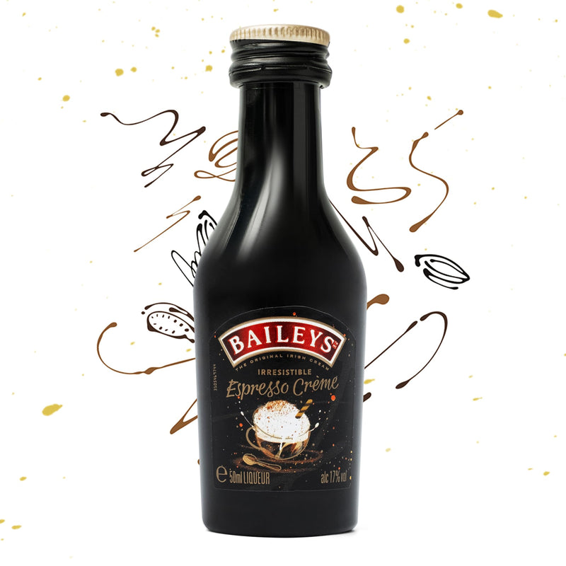 Baileys Gift Set - Original Irish Cream Liqueur, Espresso Creme, Salted Caramel x3 Alcohol Miniatures 5cl Bottles - Christmas Alcohol Gift Sets for Women, Men, Stocking, Secret Santa and Mum Gifts