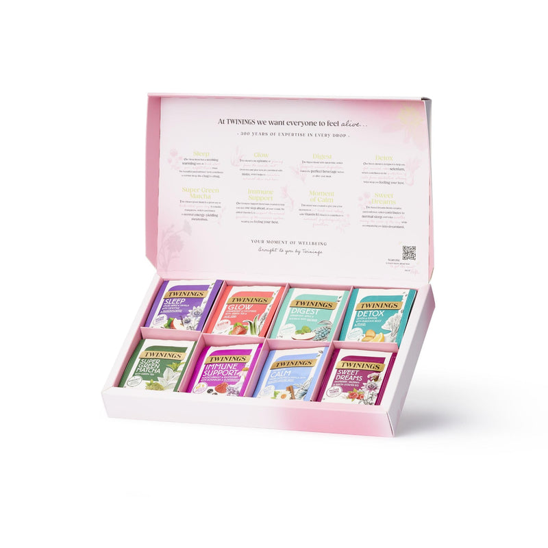 Twinings Superblends Collection Gift Box | Ideal Gifts For Women & Men Christmas, Birthday, Anniversary & Self-Care |4O Tea bags|8 Premium Green & Herbal Infusion Tea Bags - Gift Guide