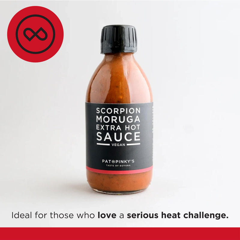 Sauce Bundle x 3 200ml (Hickory Smoked BBQ Sauce, Original Wiri Wiri Pepper Sauce & Scorpion Moruga Extra Hot Sauce) - Gift Guide