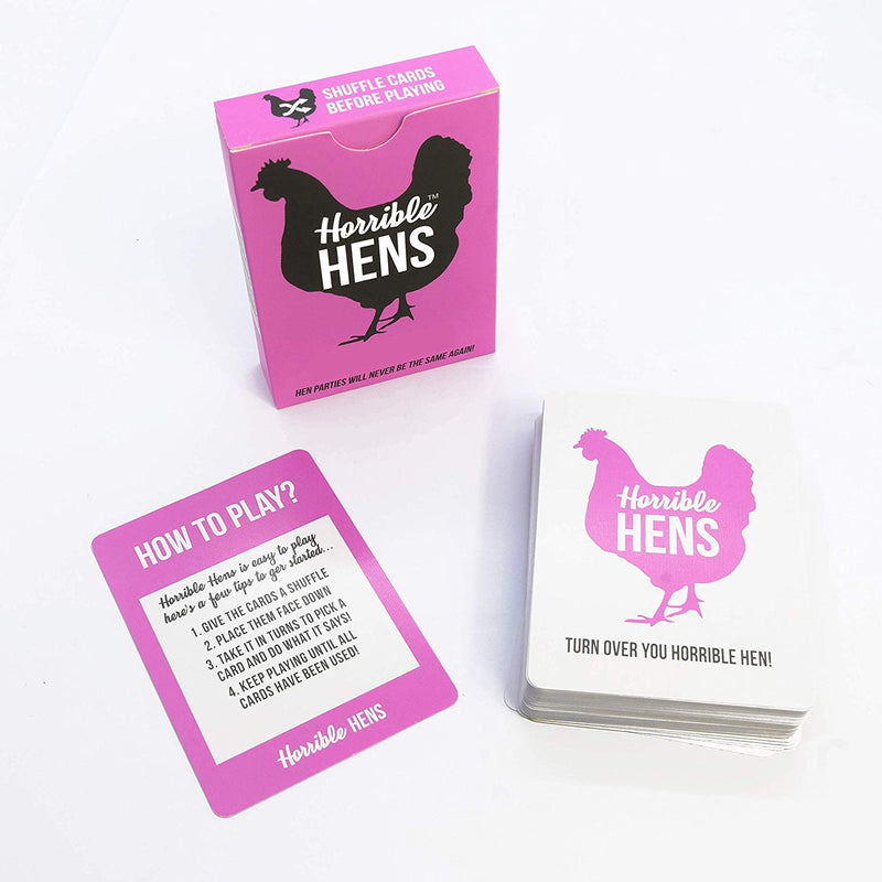 Horrible Hens - Hen Party Game - The Ultimate Forfeit Dare Challenge Hen Doo Game