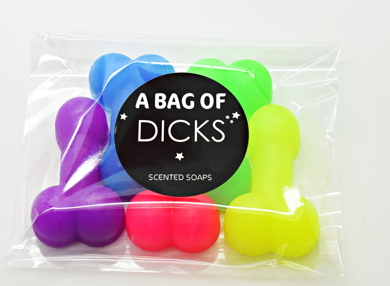 Bag of D***S - Mini Soap Set Novelty Gift Hen Party (Mixed Colours)